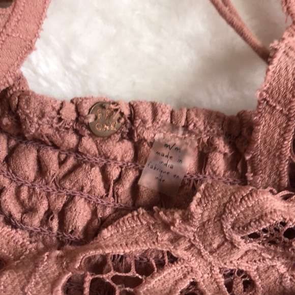 Free People Romantic Pink lace Dress! - Picture 6 of 6